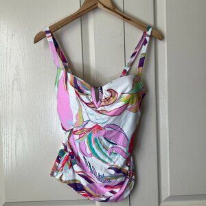 Soma Party Palms Tankini Top